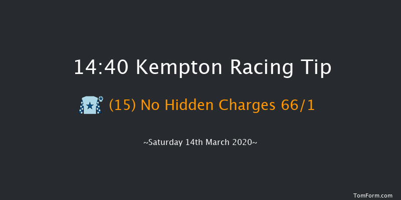 Paddy Power Silver Plate Handicap Hurdle Kempton 14:40 Handicap Hurdle (Class 2) 21f Wed 11th Mar 2020