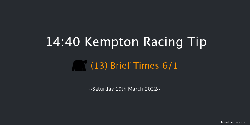 Kempton 14:40 Handicap Hurdle (Class 2) 21f Wed 16th Mar 2022