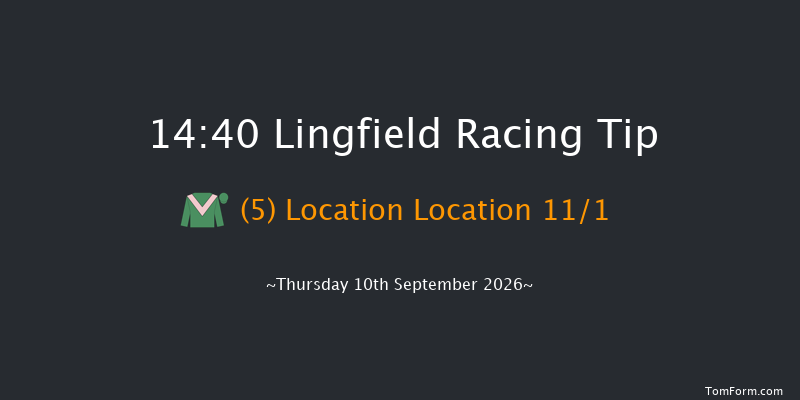 Lingfield 14-40 (Class 5) 6f Thu 3rd Sep 2026
