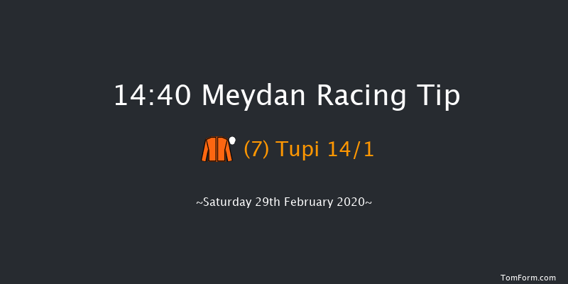 Creek Views Handicap - Turf Meydan 14:40 6f 14 run Creek Views Handicap - Turf Thu 27th Feb 2020