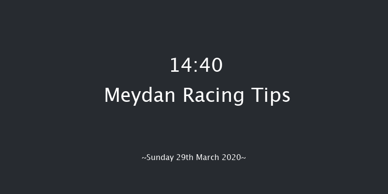 Meydan 14:40 6f Abandoned Dubai Golden Shaheen (Group 2) - Dirt Sat 28th Mar 2020