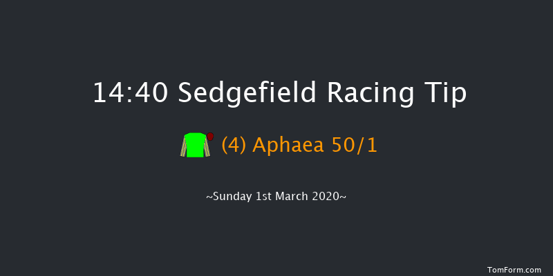 Your Ultimate Cheltenham Guide At attheraces.com/cheltenham Novices' Hurdle Sedgefield 14:40 Maiden Hurdle (Class 4) 20f Thu 20th Feb 2020