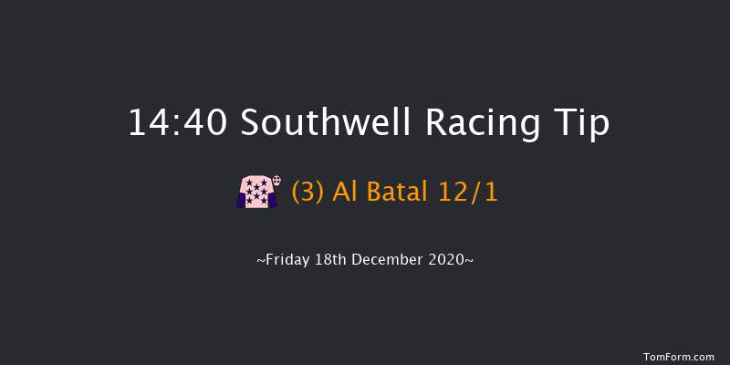 Bombardier British-Hopped Amber Beer Handicap (Div 1) Southwell 14:40 Handicap (Class 6) 7f Thu 17th Dec 2020