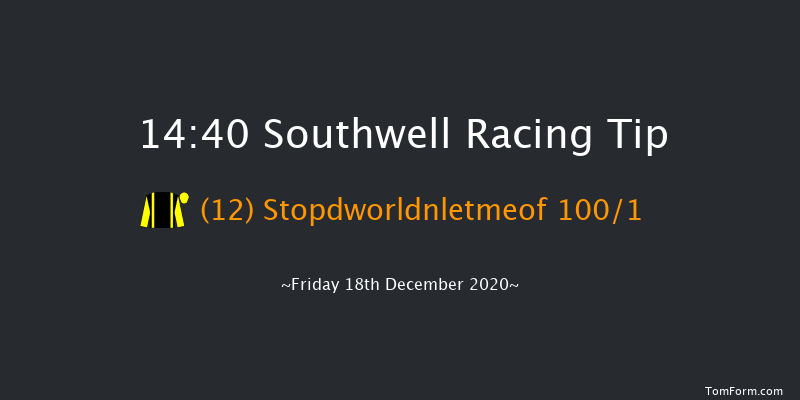 Bombardier British-Hopped Amber Beer Handicap (Div 1) Southwell 14:40 Handicap (Class 6) 7f Thu 17th Dec 2020