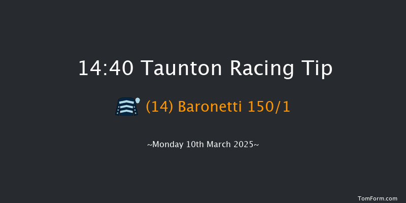 Taunton  14:40 Maiden Hurdle (Class 4) 16f Thu 27th Feb 2025