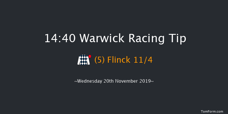 Warwick 14:40 Handicap Hurdle (Class 4) 19f Fri 8th Nov 2019