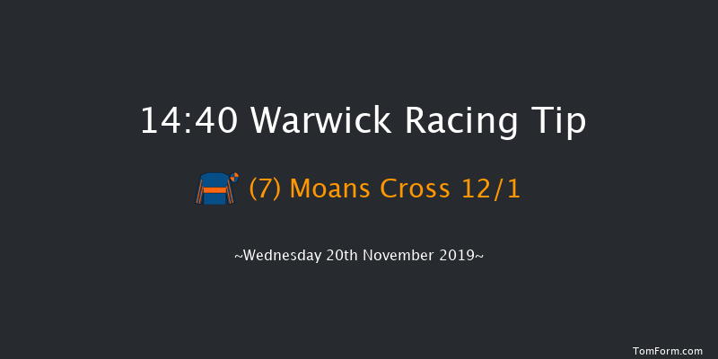 Warwick 14:40 Handicap Hurdle (Class 4) 19f Fri 8th Nov 2019