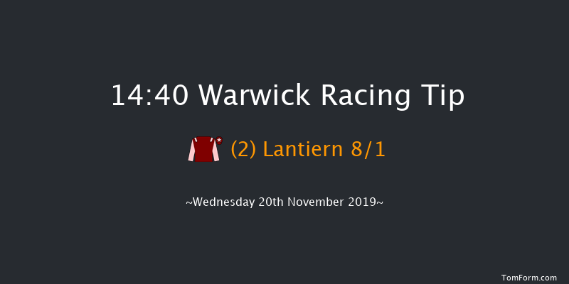 Warwick 14:40 Handicap Hurdle (Class 4) 19f Fri 8th Nov 2019