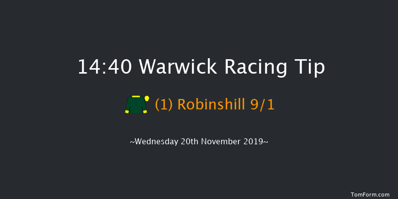 Warwick 14:40 Handicap Hurdle (Class 4) 19f Fri 8th Nov 2019