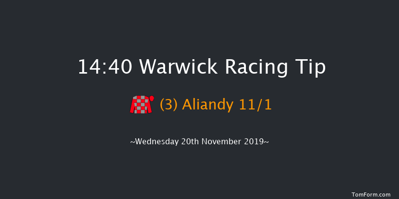 Warwick 14:40 Handicap Hurdle (Class 4) 19f Fri 8th Nov 2019