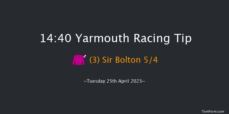 Yarmouth 14:40 Maiden (Class 5) 5f Sat 15th Apr 2023