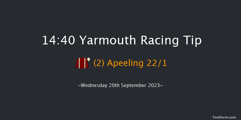Yarmouth 14:40 Stakes (Class 4) 6f Tue 19th Sep 2023