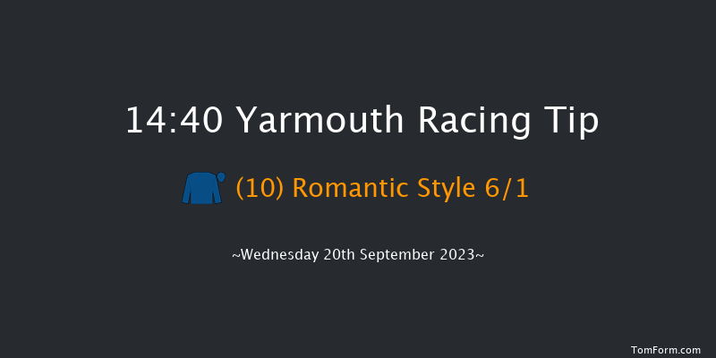 Yarmouth 14:40 Stakes (Class 4) 6f Tue 19th Sep 2023