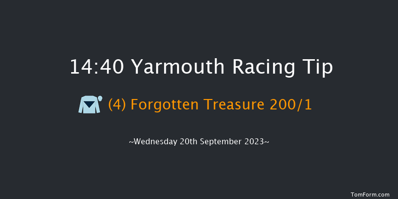 Yarmouth 14:40 Stakes (Class 4) 6f Tue 19th Sep 2023