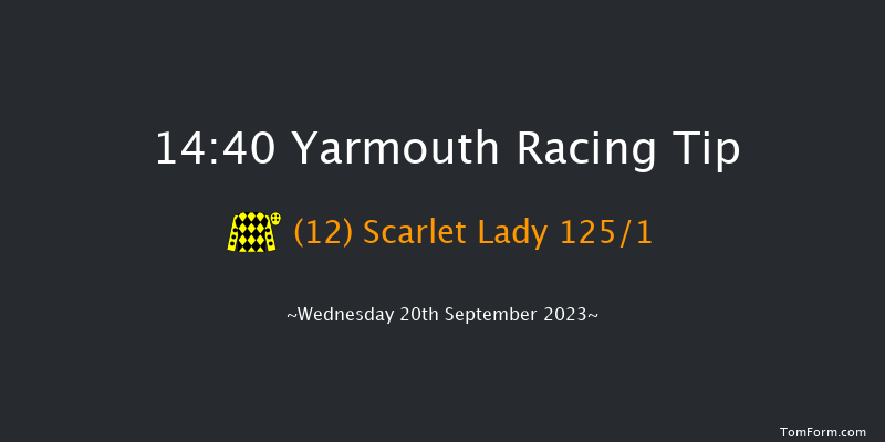Yarmouth 14:40 Stakes (Class 4) 6f Tue 19th Sep 2023