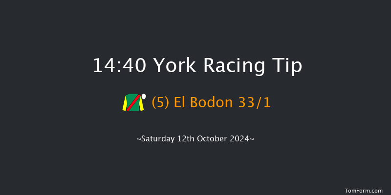 York  14:40 Handicap (Class 2) 6f Fri 11th Oct 2024