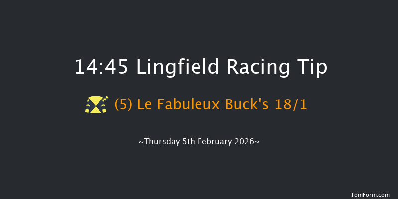 Lingfield 14-45 (Class 4) 16f Sat 31st Jan 2026