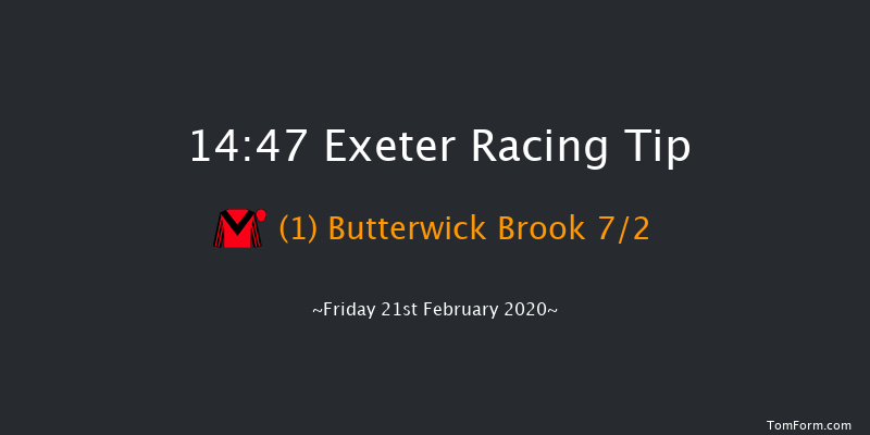 Be Wiser Insurance Novices' Hurdle Exeter 14:47 Maiden Hurdle (Class 4) 18f Tue 21st Jan 2020