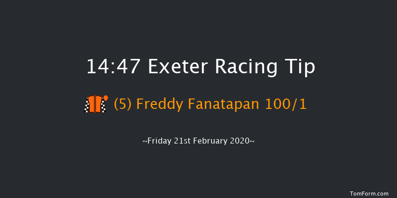 Be Wiser Insurance Novices' Hurdle Exeter 14:47 Maiden Hurdle (Class 4) 18f Tue 21st Jan 2020