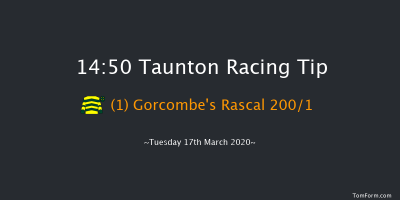 Watch On Racing TV Novices' Hurdle Taunton 14:50 Maiden Hurdle (Class 4) 19f Mon 9th Mar 2020
