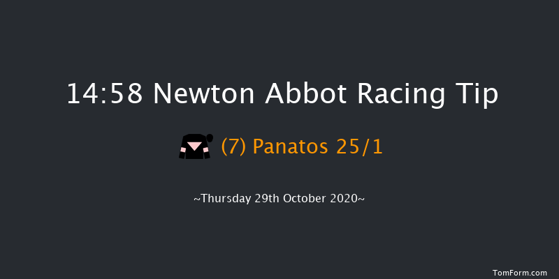 Devon Heat Conditional Jockeys' Handicap Hurdle Newton Abbot 14:58 Handicap Hurdle (Class 4) 17f Sun 11th Oct 2020