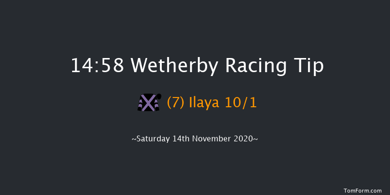 100% Racing TV Profits Back To Racing Handicap Hurdle Wetherby 14:58 Handicap Hurdle (Class 3) 16f Sat 31st Oct 2020