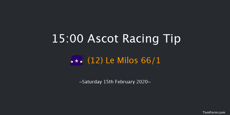 Give The Gift Of Ascot Annual Membership Handicap Hurdle Ascot 15:00 Handicap Hurdle (Class 2) 19f Sat 18th Jan 2020