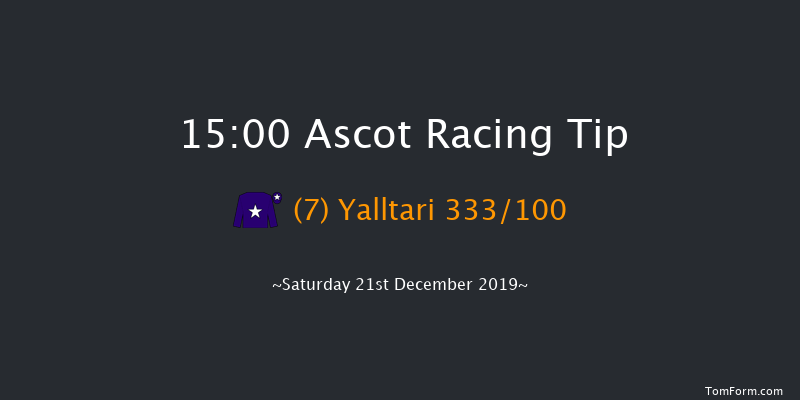 Ascot 15:00 Handicap Chase (Class 1) 24f Fri 20th Dec 2019