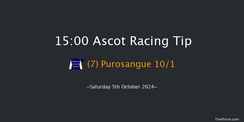Ascot  15:00 Group 3 (Class 1) 6f  Fri 4th Oct 2024