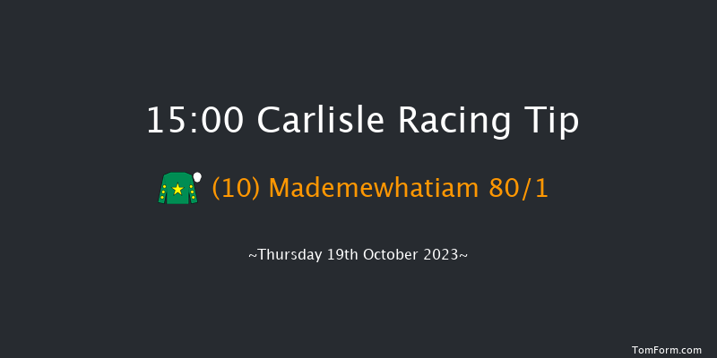 Carlisle 15:00 Maiden Hurdle (Class 4) 17f Wed 13th Sep 2023
