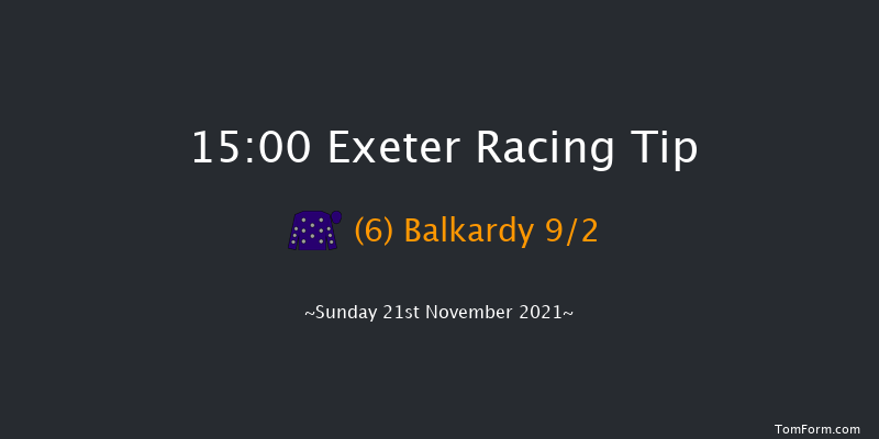 Exeter 15:00 Handicap Hurdle (Class 4) 17f Wed 10th Nov 2021