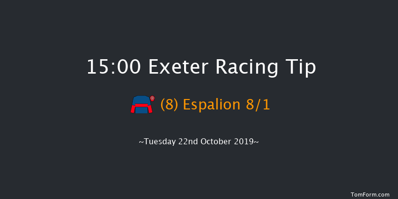 Exeter 15:00 Handicap Hurdle (Class 3) 23f Thu 10th Oct 2019