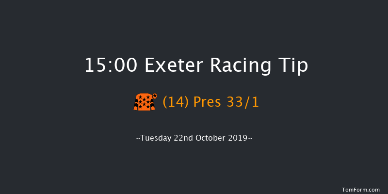 Exeter 15:00 Handicap Hurdle (Class 3) 23f Thu 10th Oct 2019