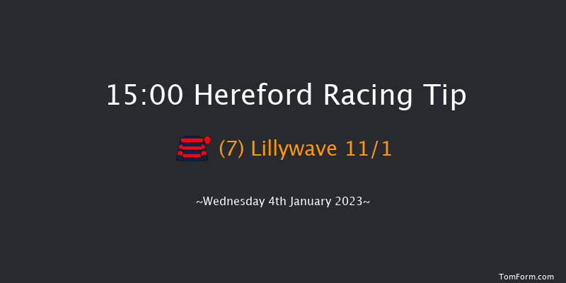 Hereford 15:00 Maiden Hurdle (Class 4) 22f Wed 21st Dec 2022