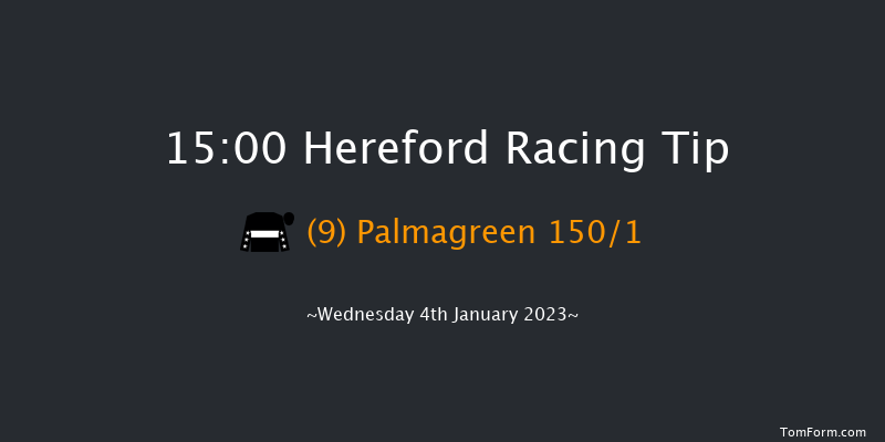 Hereford 15:00 Maiden Hurdle (Class 4) 22f Wed 21st Dec 2022
