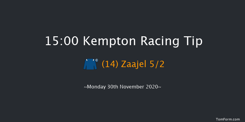 British Stallions Studs EBF Maiden Stakes Kempton 15:00 Maiden (Class 5) 7f Wed 25th Nov 2020