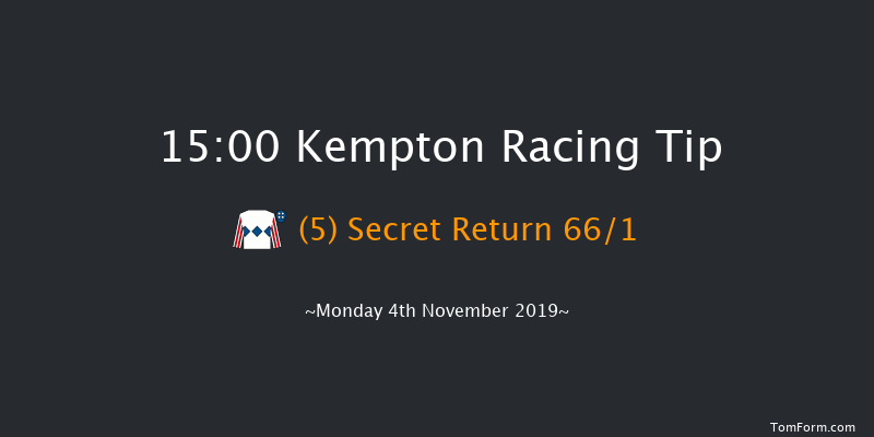 Kempton 15:00 Handicap (Class 4) 8f Thu 31st Oct 2019