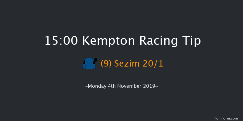 Kempton 15:00 Handicap (Class 4) 8f Thu 31st Oct 2019