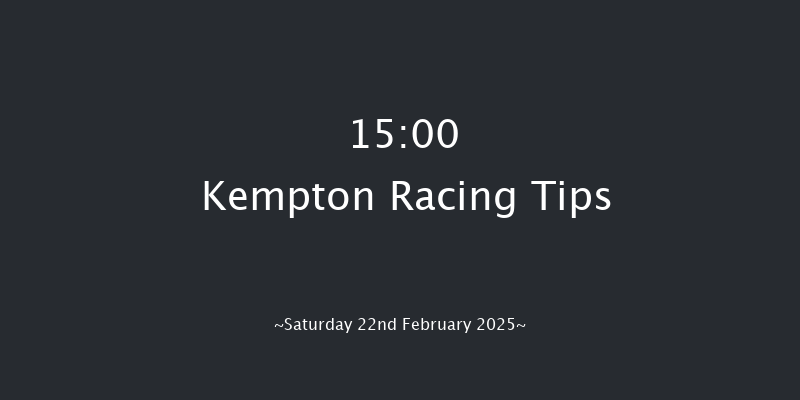 Kempton  15:00 Maiden Hurdle (Class 1) 16f Wed 19th Feb 2025
