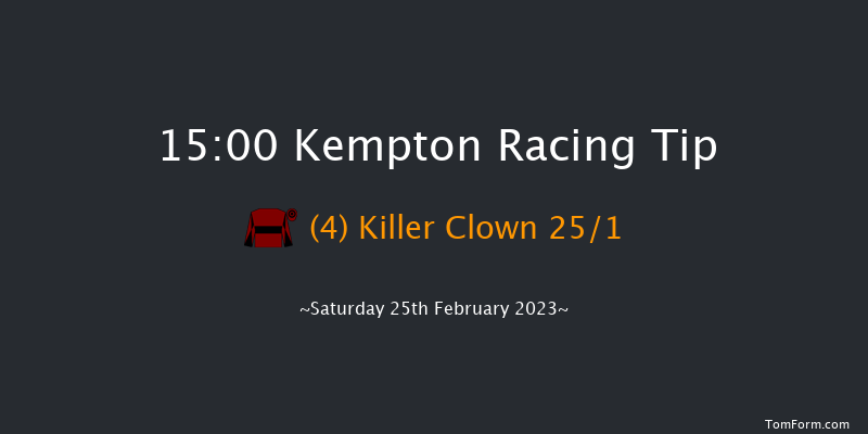Kempton 15:00 Handicap Chase (Class 1) 24f Wed 22nd Feb 2023