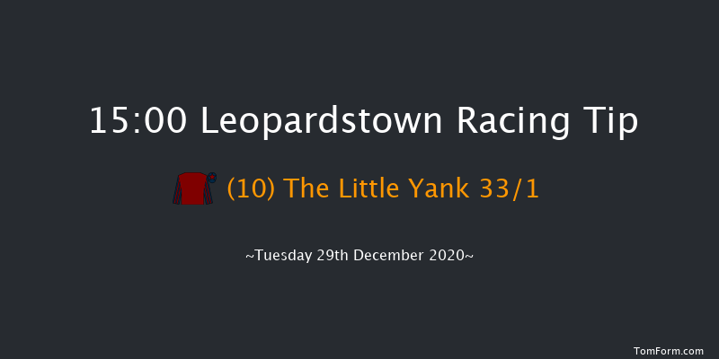 Irish Stallion Farms EBF Novice Handicap Hurdle (80-130) Leopardstown 15:00 Handicap Hurdle 20f Mon 28th Dec 2020