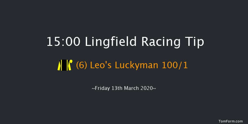 Bombardier 'March To Your Own Drum' Claiming Stakes Lingfield 15:00 Claimer (Class 6) 7f Wed 11th Mar 2020