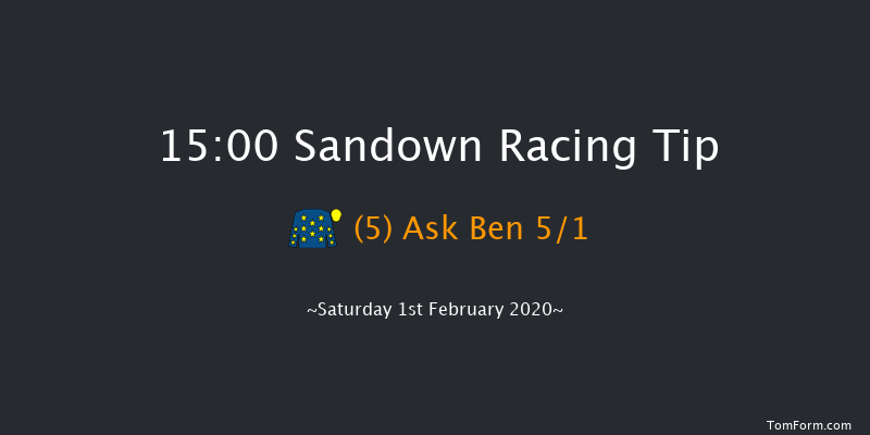 Sandown 15:00 Handicap Hurdle (Class 1) 23f Sat 4th Jan 2020