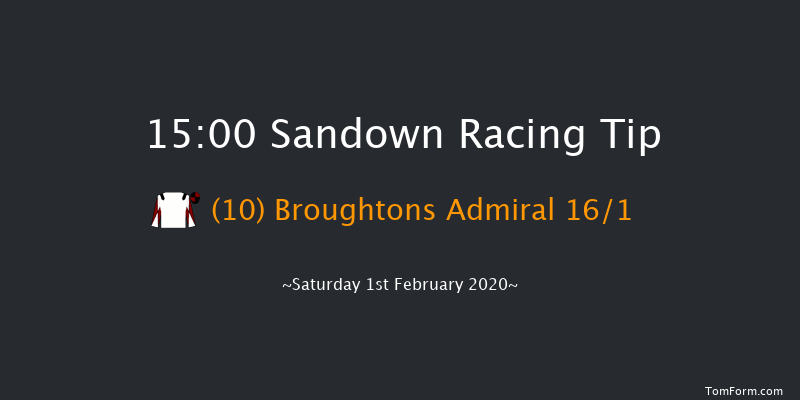 Sandown 15:00 Handicap Hurdle (Class 1) 23f Sat 4th Jan 2020