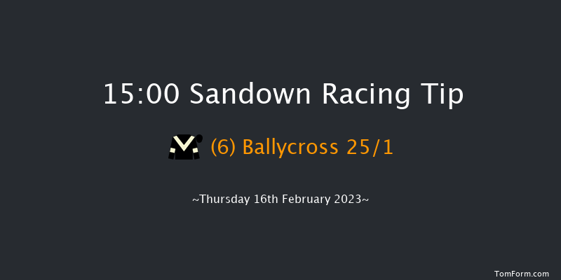 Sandown 15:00 Conditions Chase (Class 3) 24f Sat 4th Feb 2023