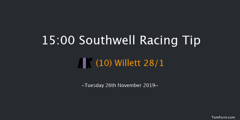 Southwell 15:00 Handicap Hurdle (Class 5) 16f Mon 18th Nov 2019
