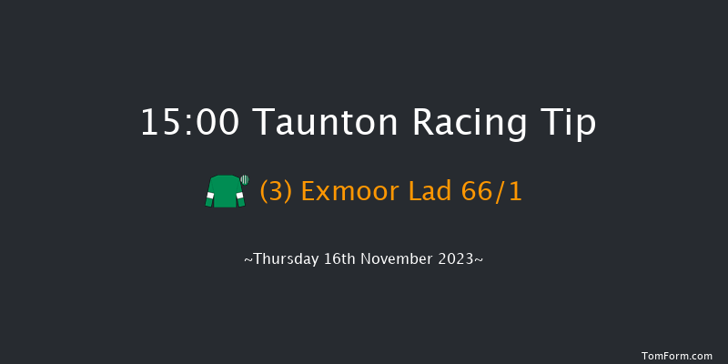 Taunton 15:00 Maiden Hurdle (Class 4) 19f Thu 27th Apr 2023