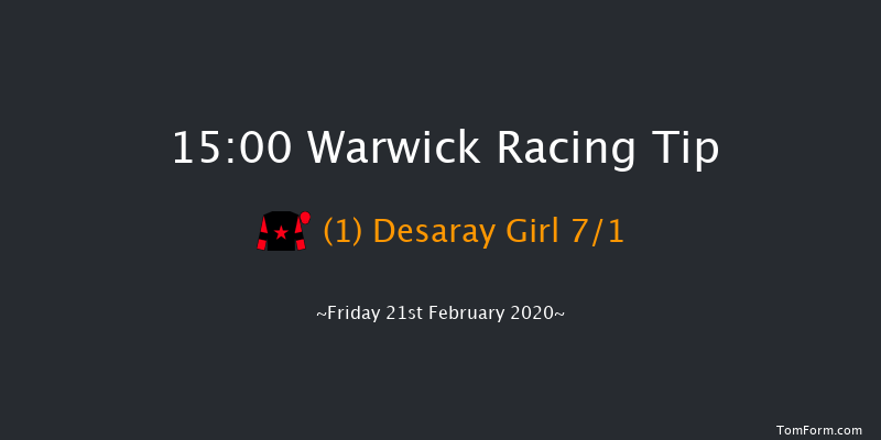 Jumping For Joy On Racing TV Jane Seymour Mares' Novices' Hurdle (Grade 2) Warwick 15:00 Maiden Hurdle (Class 1) 19f Sat 8th Feb 2020