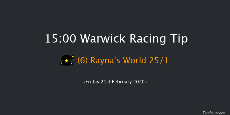 Jumping For Joy On Racing TV Jane Seymour Mares' Novices' Hurdle (Grade 2) Warwick 15:00 Maiden Hurdle (Class 1) 19f Sat 8th Feb 2020