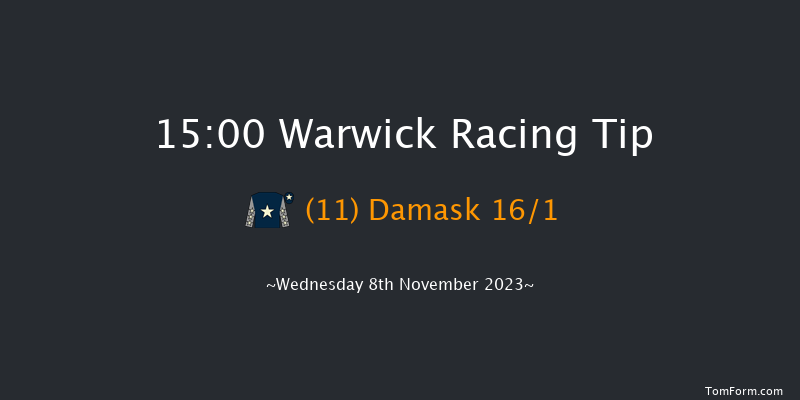Warwick 15:00 Handicap Hurdle (Class 5) 19f Tue 7th Nov 2023